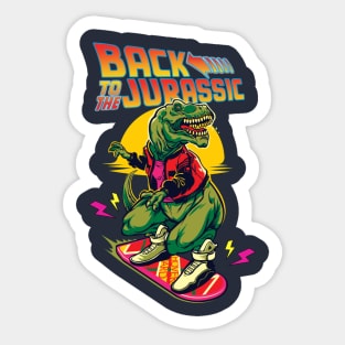 Back To The Jurassic Sticker